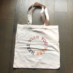 Madewell canvas book bag